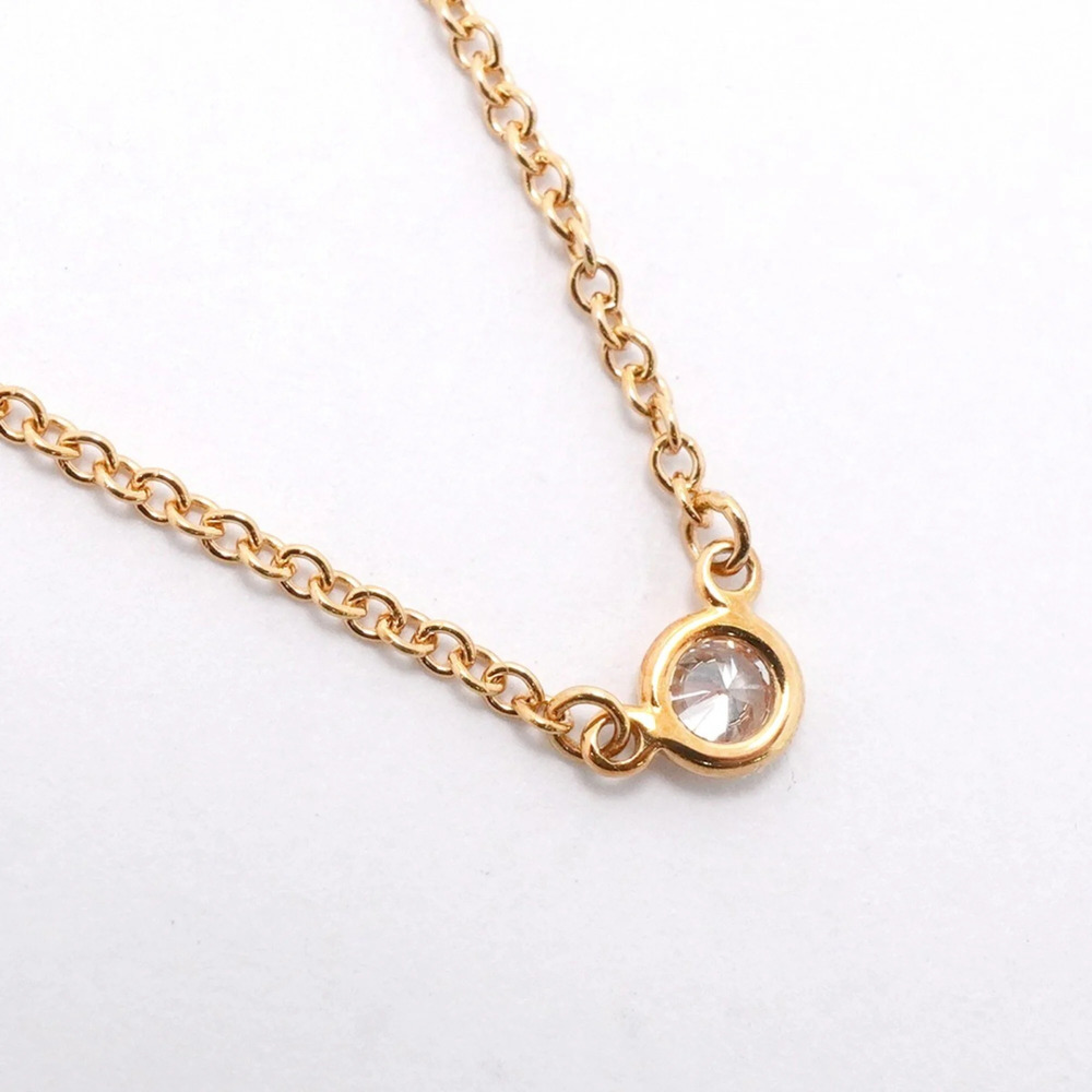 TIFFANY Authentic 18k Gold Diamond Necklace - Picture 2 of 8